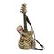 Light Up Ukulele Shaped Plastic Skeleton Halloween Decoration 2 Ft